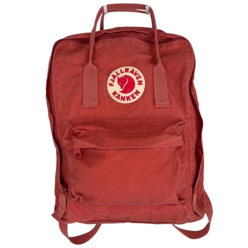 Fjallraven Kanken Unisex Water Resistant Classic Red Backpack